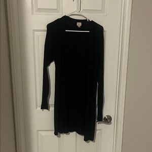 Black Long Sleeve Cardigan